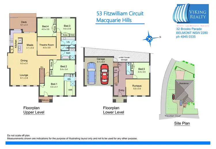 Floorplan of Homely house listing, 53 Fitzwilliam Circuit, Macquarie Hills NSW 2285