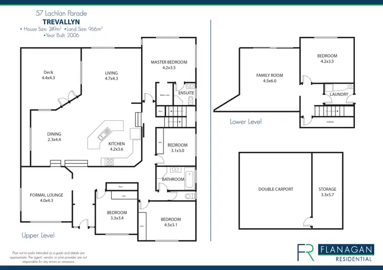 Floorplan of Homely house listing, 57 Lachlan Parade, Trevallyn TAS 7250