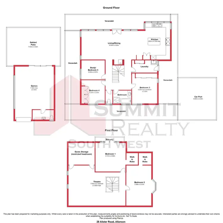 Floorplan of Homely house listing, 28 Alister Road, Allanson WA 6225