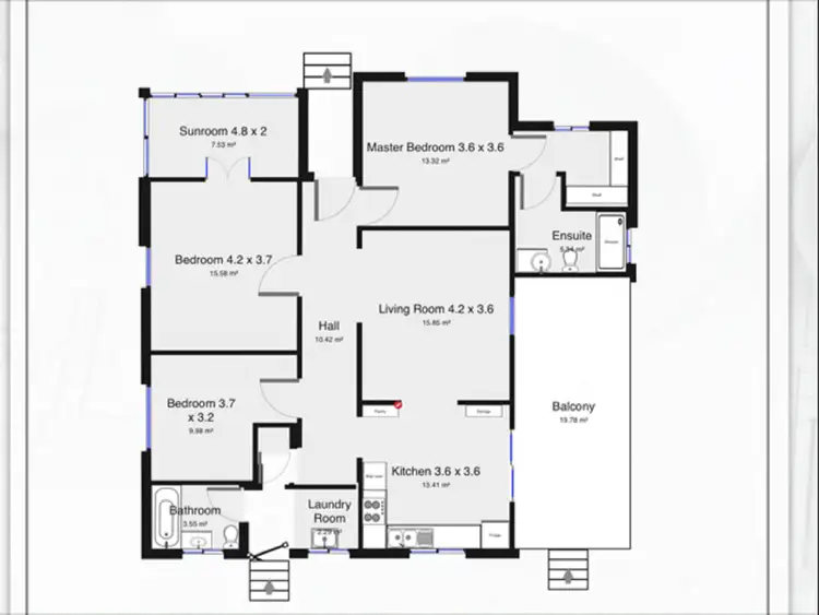 Floorplan of Homely house listing, 61 Hotham Street, Casino NSW 2470