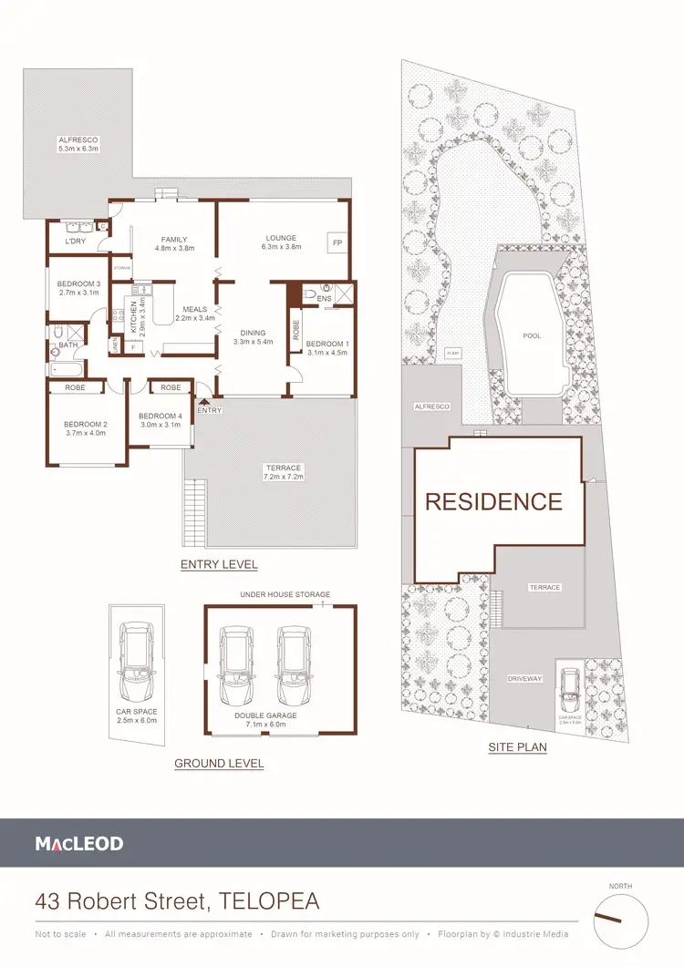 Floorplan of Homely house listing, 43 Robert St, Telopea NSW 2117