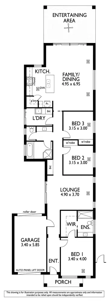 Floorplan of Homely house listing, 77A Jervois Street, South Plympton SA 5038