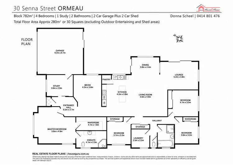 Floorplan of Homely house listing, 30 Senna Street, Ormeau QLD 4208