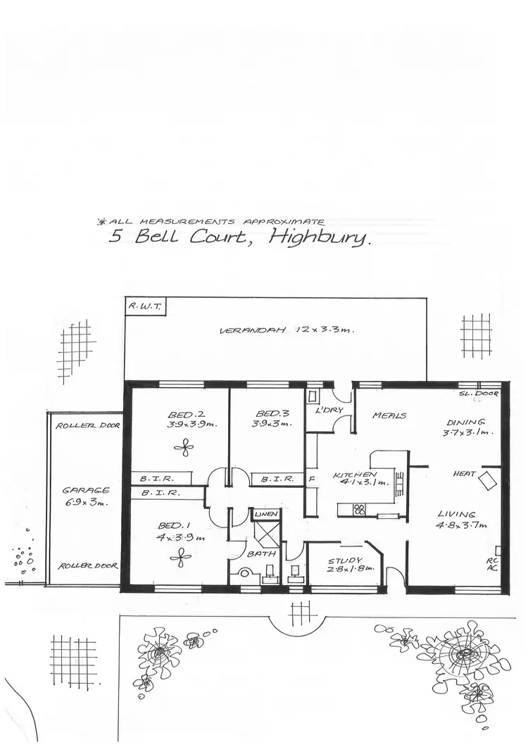 Floorplan of Homely house listing, 5 Bell Court, Highbury SA 5089
