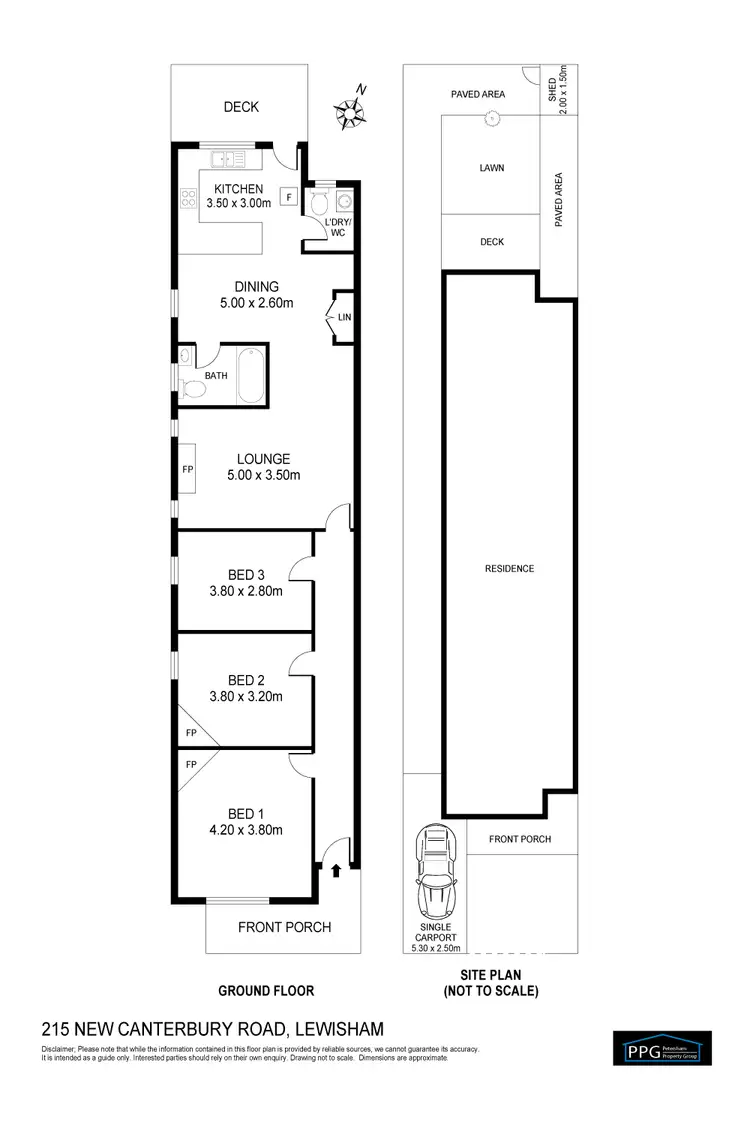 Floorplan of Homely house listing, 215 New Canterbury Road, Lewisham NSW 2049