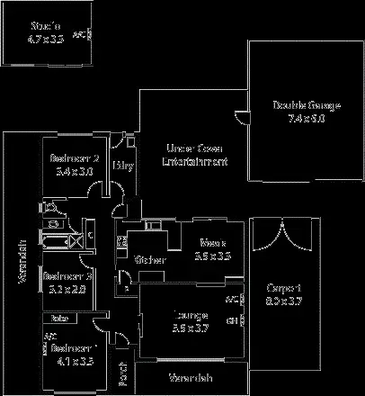 Floorplan of Homely house listing, 54 Saints Road, Salisbury Park SA 5109