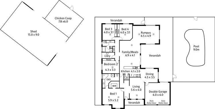Floorplan of Homely rural property listing, Address available on request