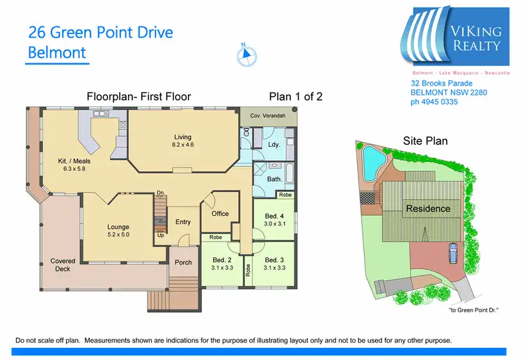 Floorplan of Homely house listing, 26 Green Point Drive, Belmont NSW 2280