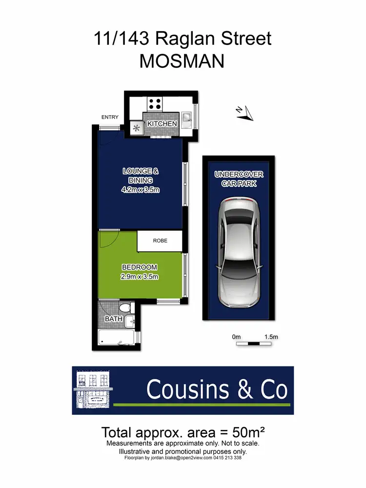 Floorplan of Homely unit listing, 11/143 Raglan Street, Mosman NSW 2088