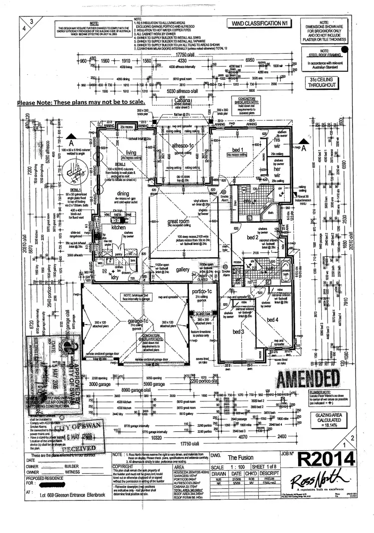 Floorplan of Homely house listing, 10 Gleeson Entrance, Aveley WA 6069
