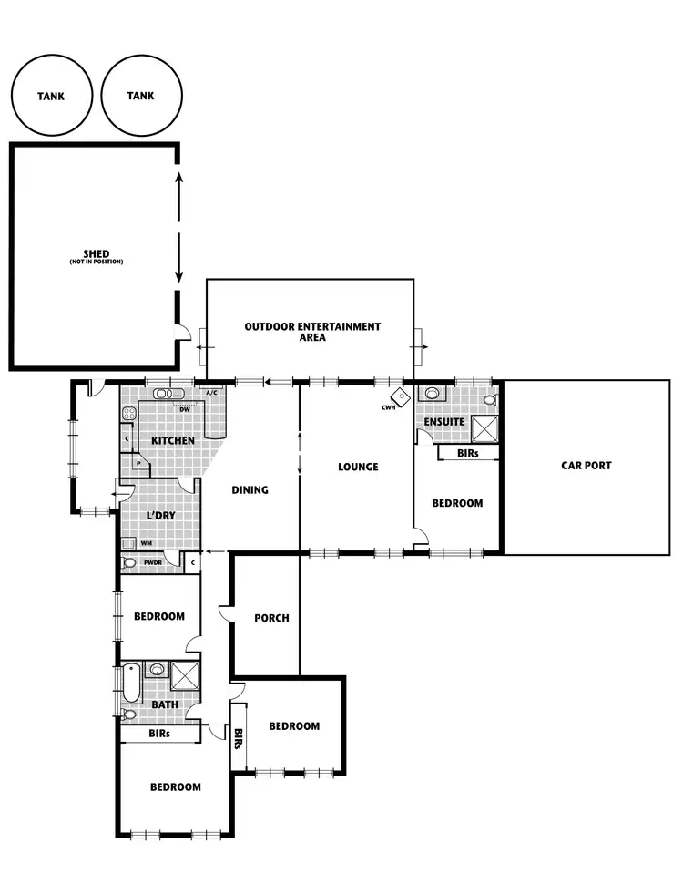 Floorplan of Homely house listing, 31 Hogans Lane, Musk Vale VIC 3461