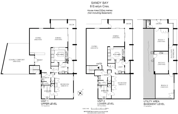 Floorplan of Homely unit listing, 8 Evelyn Cres, Sandy Bay TAS 7005
