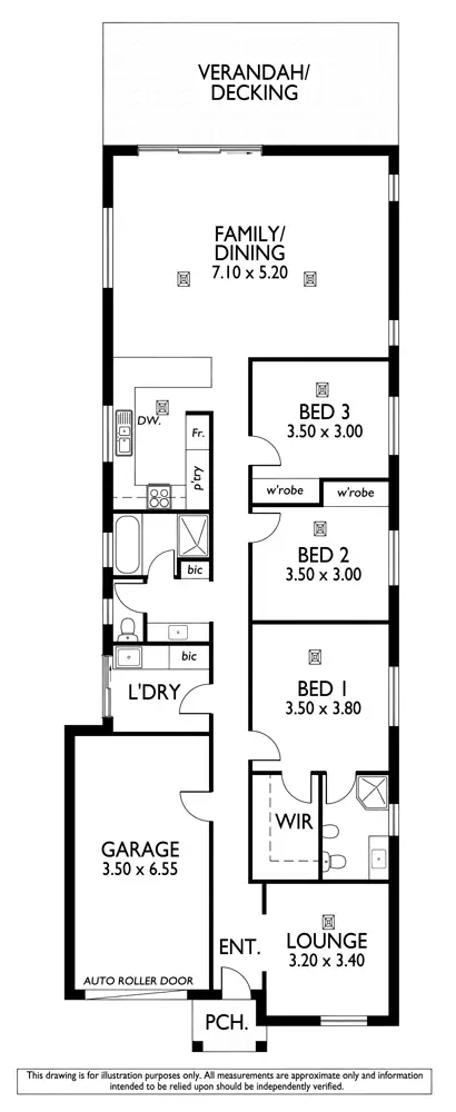 Floorplan of Homely house listing, 28A Clearview Crescent, Clearview SA 5085