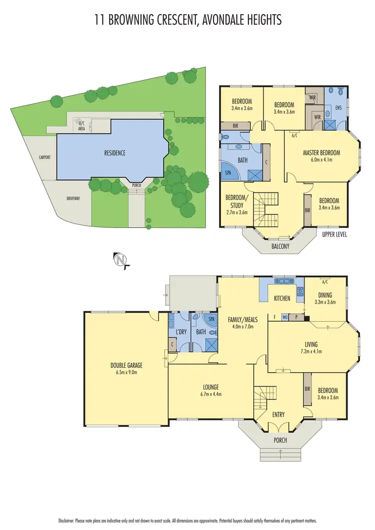 Floorplan of Homely house listing, 11 Browning Crescent, Avondale Heights VIC 3034