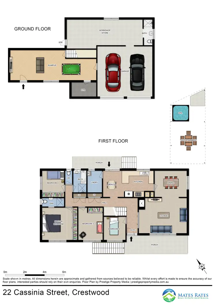 Floorplan of Homely house listing, 22 Cassinia Street, Queanbeyan NSW 2620