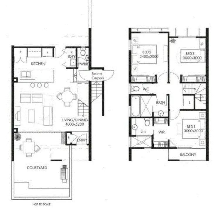 Floorplan of Homely townhouse listing, Address available on request