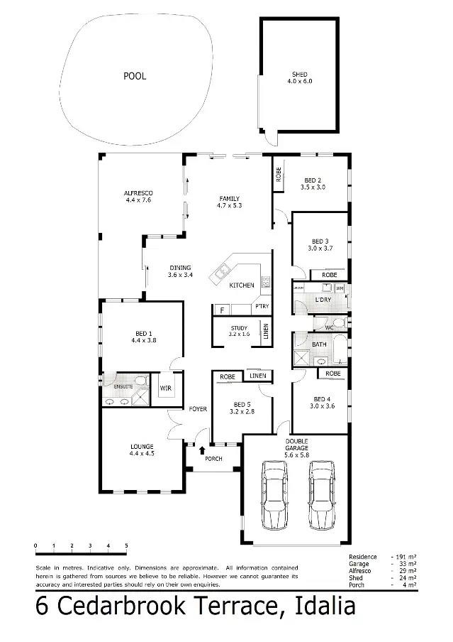 Floorplan of Homely house listing, 6 Cedarbrook Terrace, Idalia QLD 4811