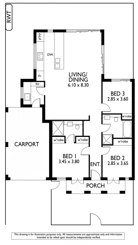 Floorplan of Homely house listing, 46 Clement Street, Plympton Park SA 5038