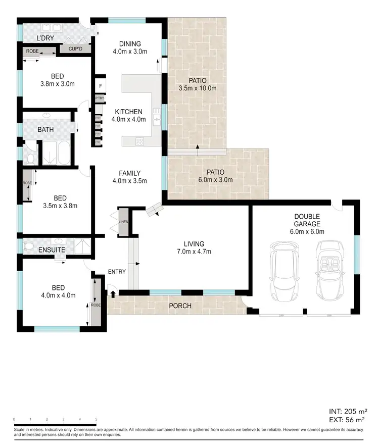 Floorplan of Homely house listing, 5 Sheringham Place, Tingalpa QLD 4173