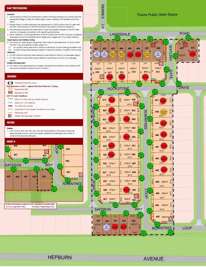 Floorplan of Homely land listing, 45 Rowntree Loop, Landsdale WA 6065