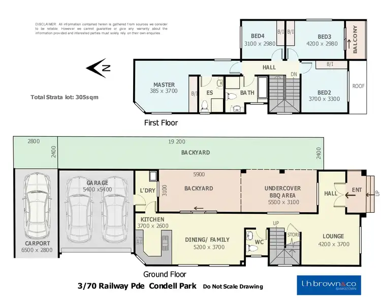 Floorplan of Homely townhouse listing, Address available on request