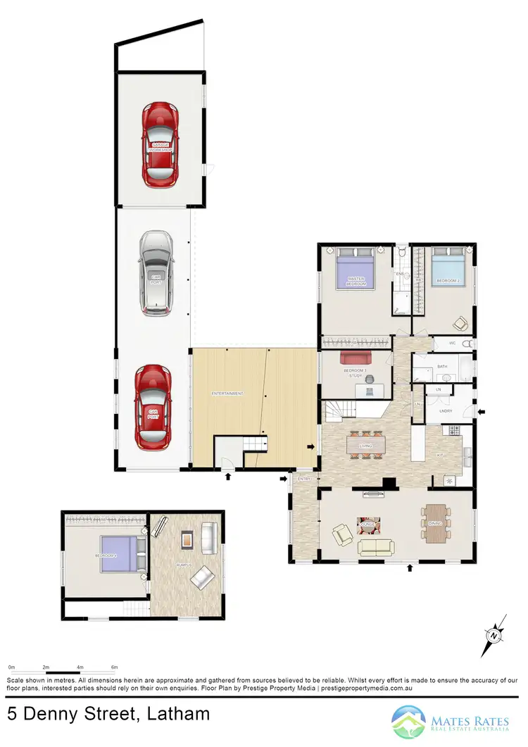 Floorplan of Homely house listing, 5 Denny St, Latham ACT 2615