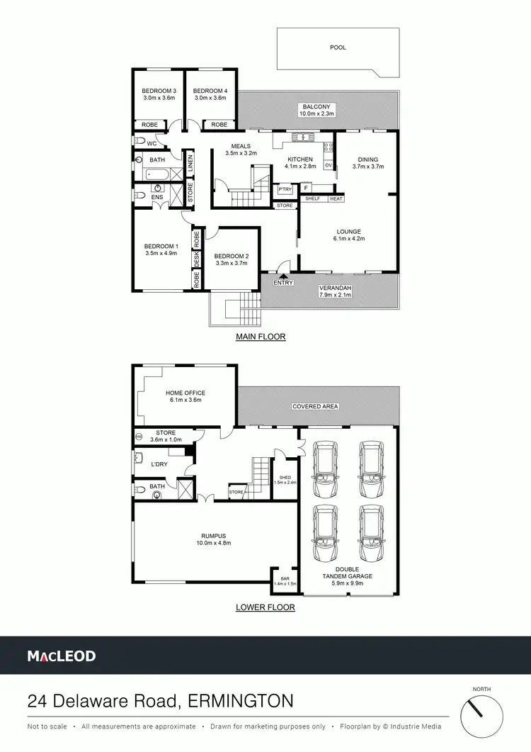 Floorplan of Homely house listing, 24 Delaware Road, Ermington NSW 2115