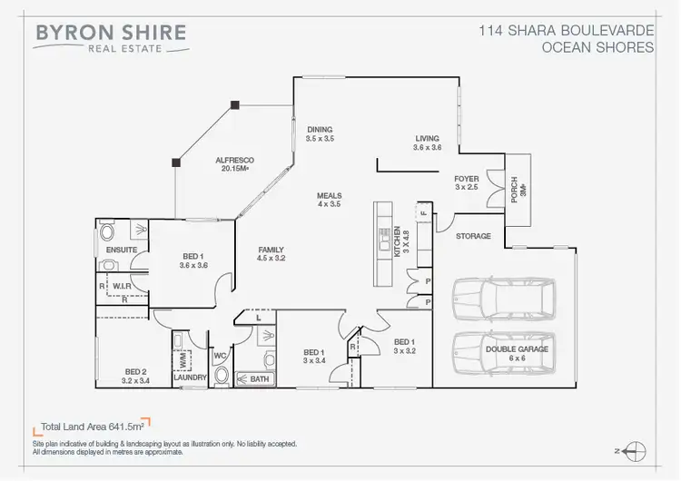 Floorplan of Homely house listing, 114 Shara Boulevard, Ocean Shores NSW 2483