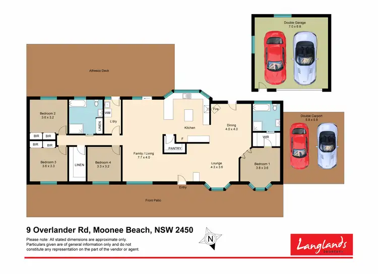 Floorplan of Homely house listing, 9 Overlander Road, Moonee Beach NSW 2450