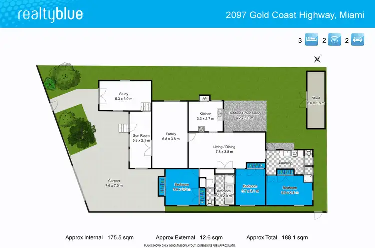 Floorplan of Homely house listing, 2097 Gold Coast Highway, Miami QLD 4220