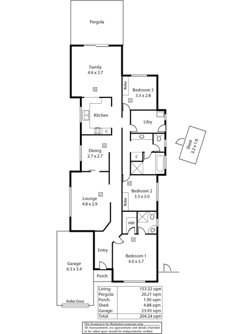 Floorplan of Homely house listing, 6 Brodie Court, Greenwith SA 5125