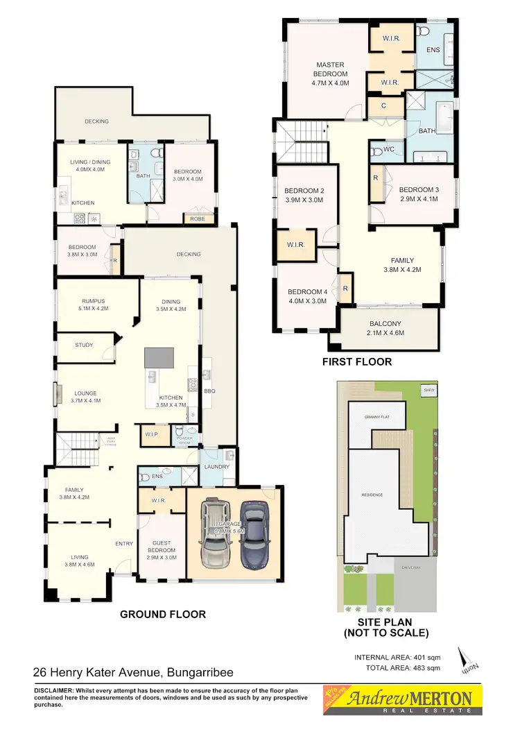 Floorplan of Homely house listing, 26 Henry Kater Ave, Bungarribee NSW 2767