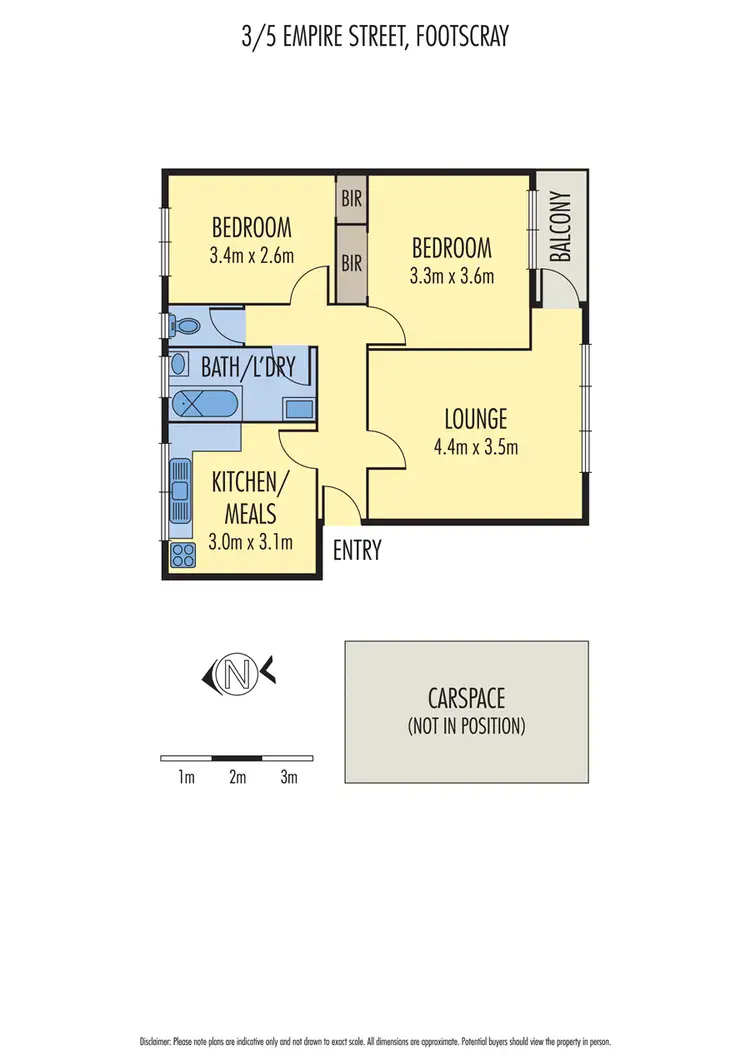 Floorplan of Homely apartment listing, 3/5 Empire Street, Footscray VIC 3011