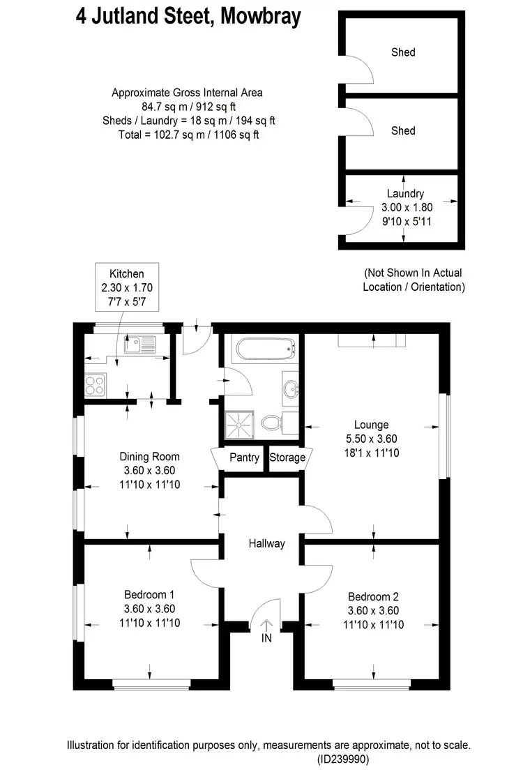 Floorplan of Homely house listing, 4 Jutland Street, Mowbray TAS 7248