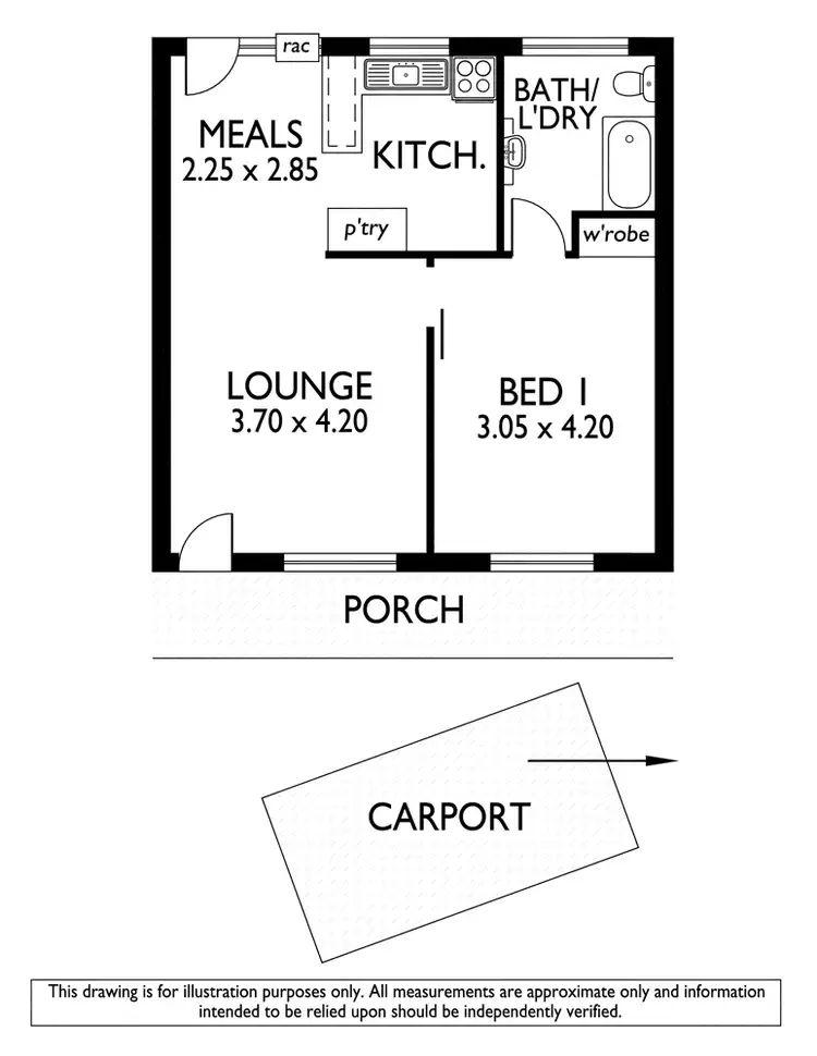 Floorplan of Homely unit listing, 4/13 Selby Street, Kurralta Park SA 5037