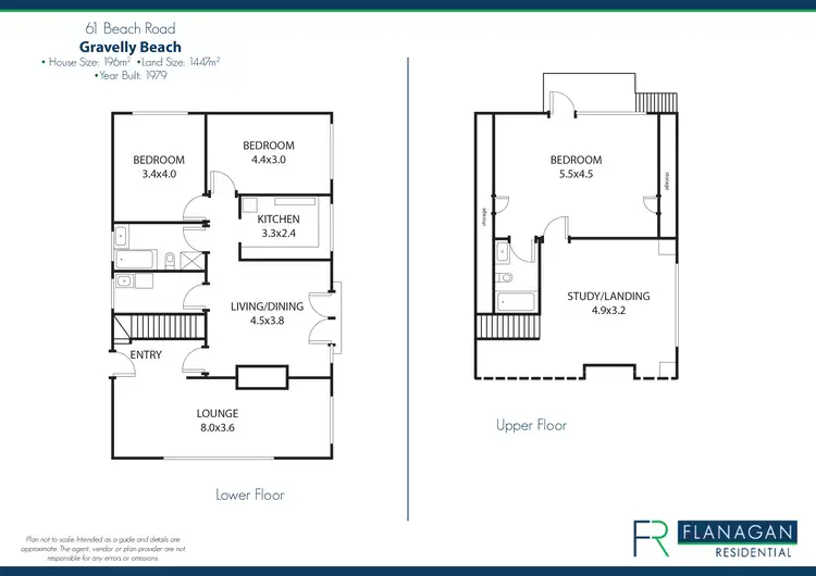 Floorplan of Homely house listing, 61 Beach Road, Gravelly Beach TAS 7276