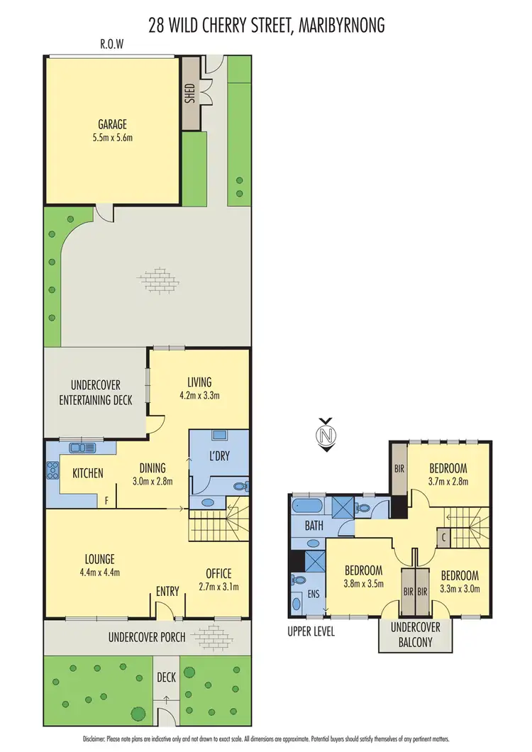 Floorplan of Homely townhouse listing, 28 Wildcherry Street, Maribyrnong VIC 3032