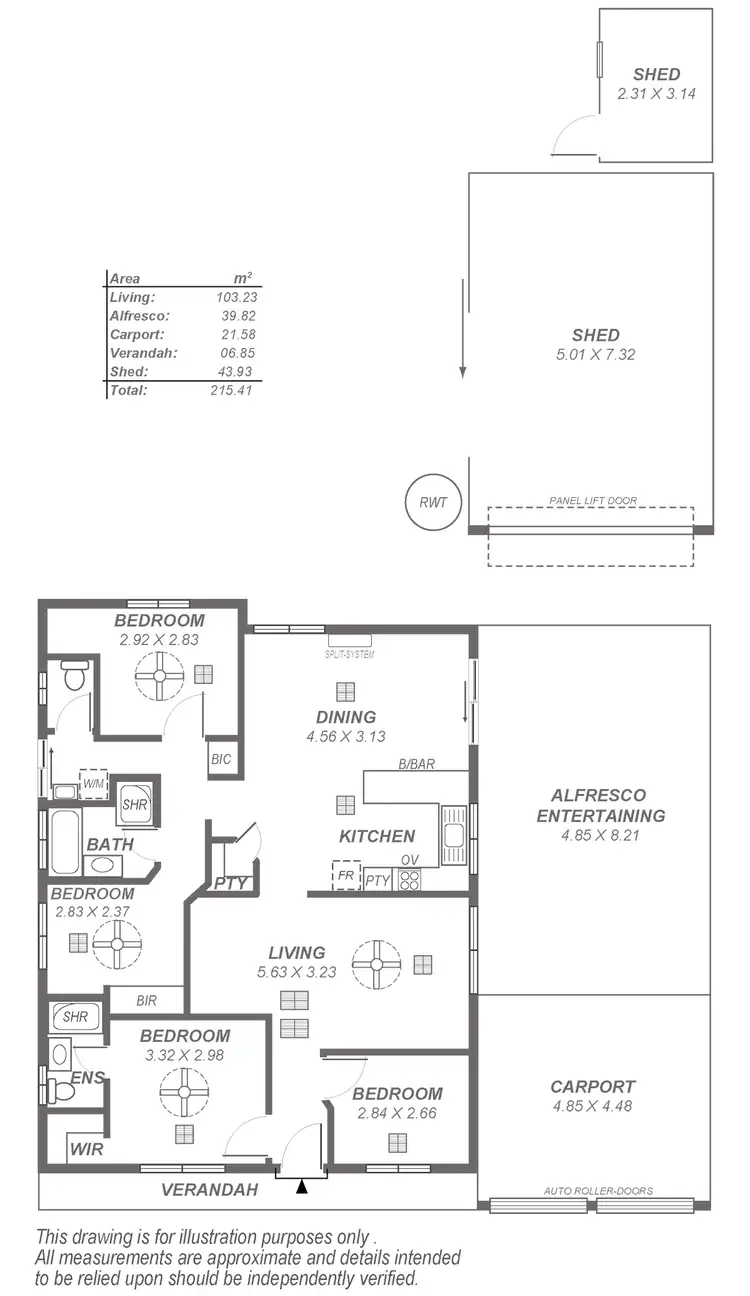 Floorplan of Homely house listing, 4 Hodges Ct, Parafield Gardens SA 5107