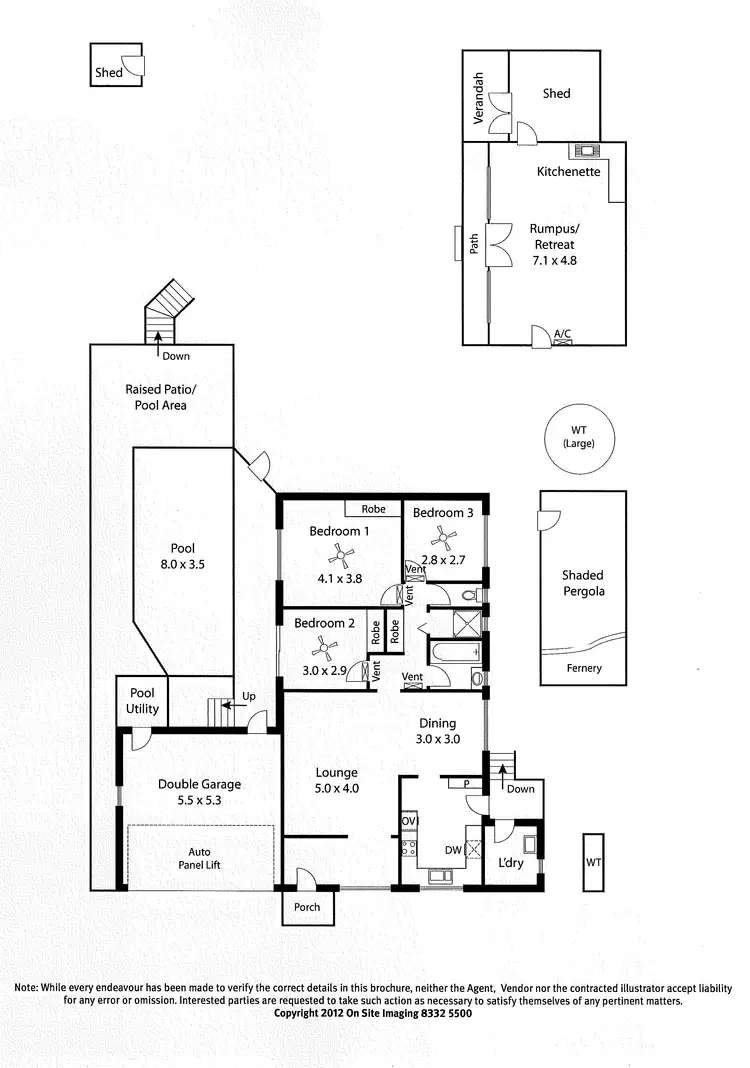 Floorplan of Homely house listing, 13 Allen Drive, Para Hills SA 5096