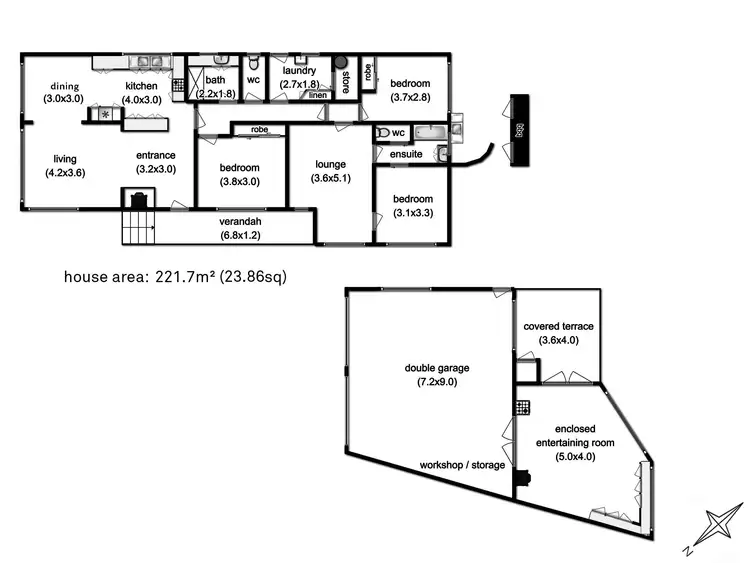 Floorplan of Homely house listing, 7 Jutland St, New Town TAS 7008