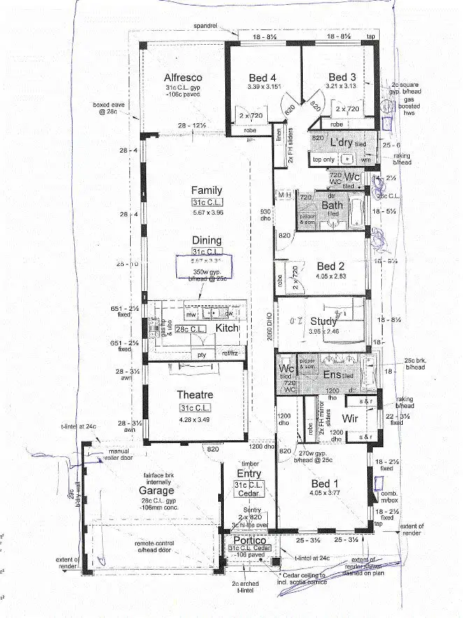 Floorplan of Homely house listing, 21 Sepia Approach, Dalyellup WA 6230