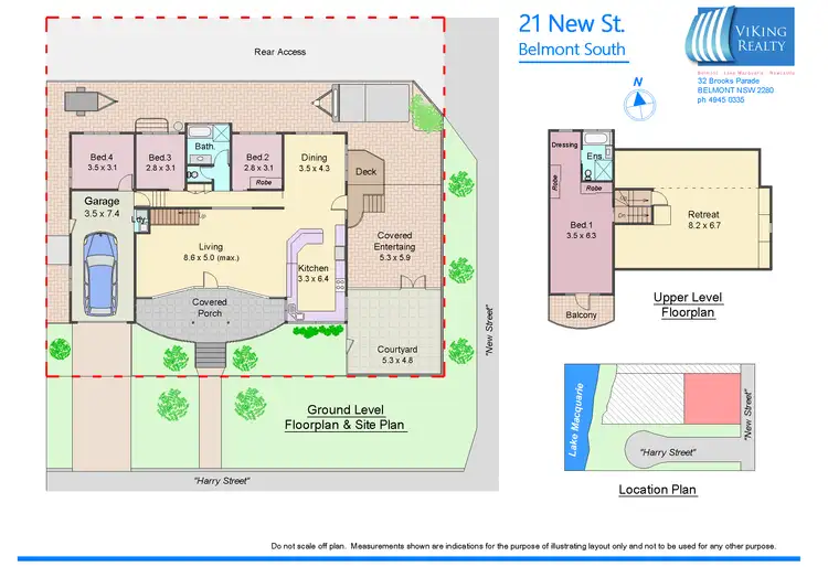 Floorplan of Homely house listing, 21 New Street, Belmont South NSW 2280