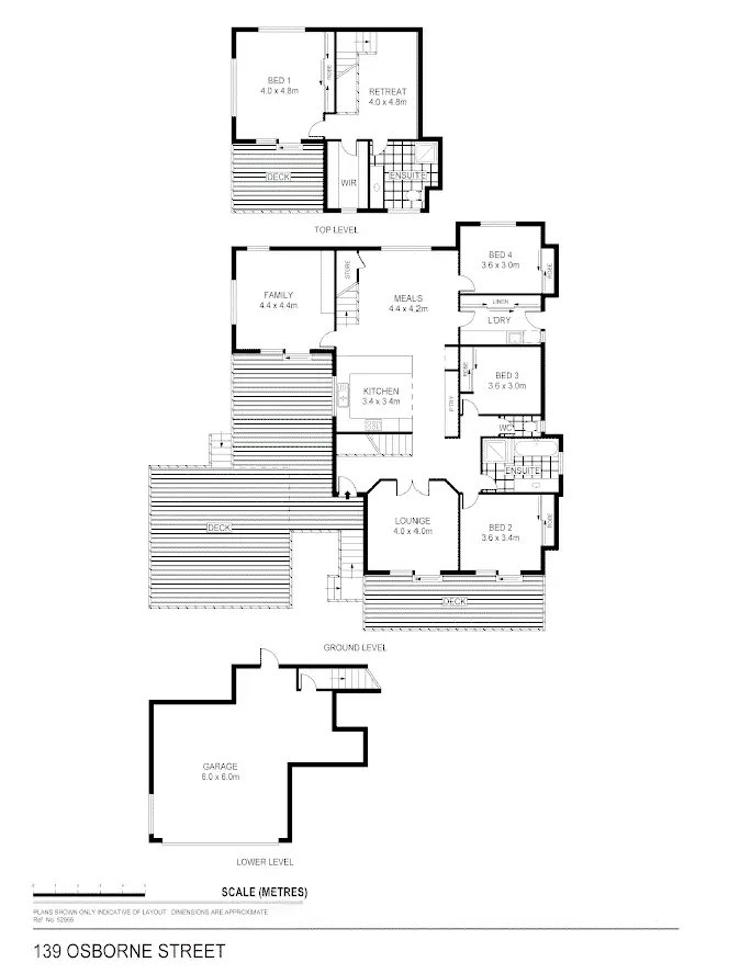 Floorplan of Homely house listing, 139 Osborne Street, Flora Hill VIC 3550