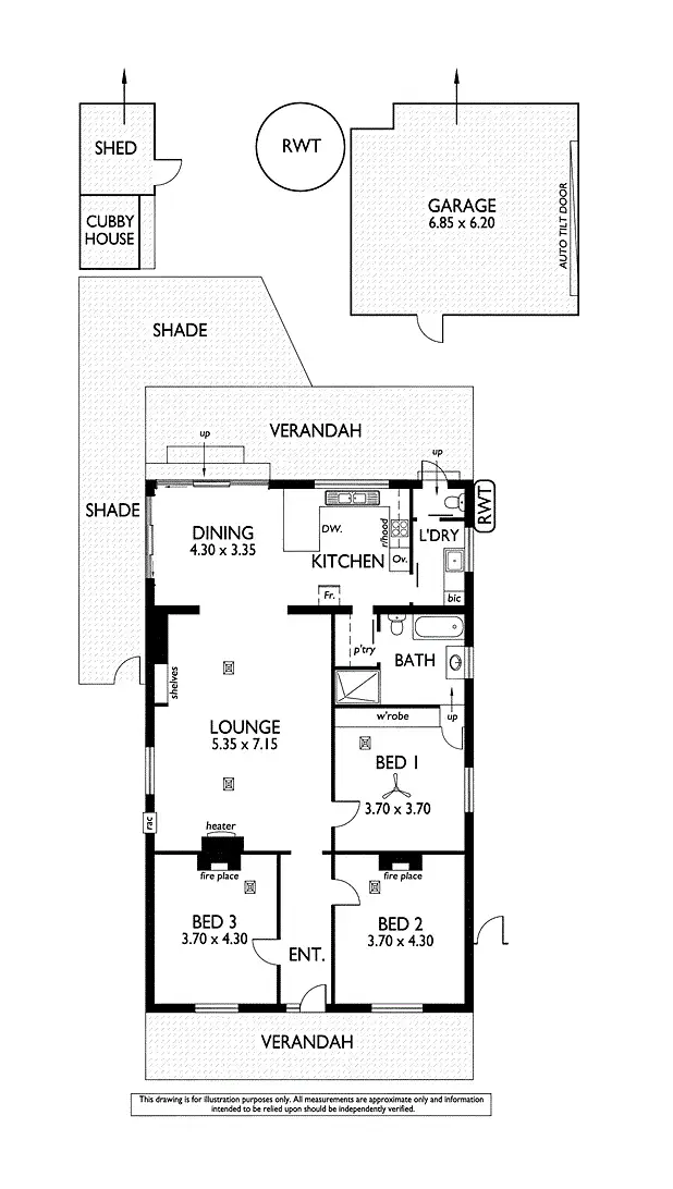 Floorplan of Homely house listing, 9 Stirling Street, Marleston SA 5033