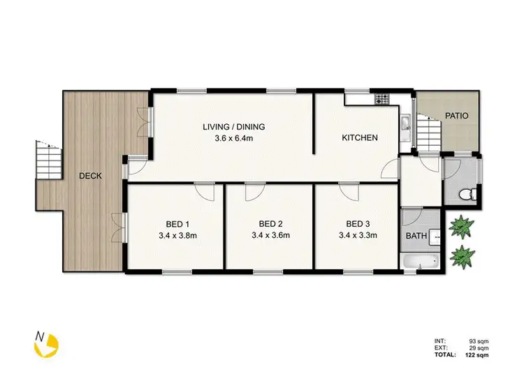 Floorplan of Homely house listing, 27 St Osyth Street, Toowong QLD 4066