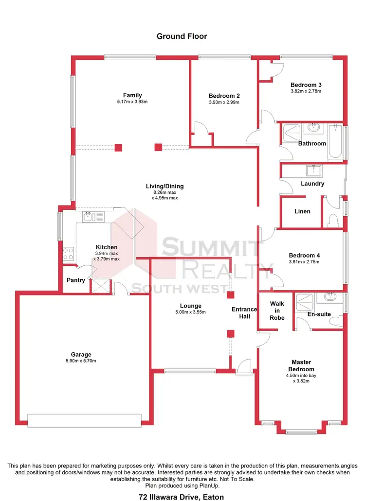 Floorplan of Homely house listing, 72 Illawarra Drive, Eaton WA 6232