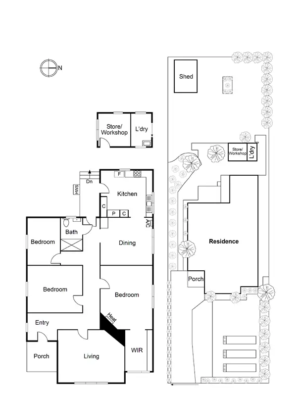 Floorplan of Homely house listing, 55 Begonia Road, Elsternwick VIC 3185