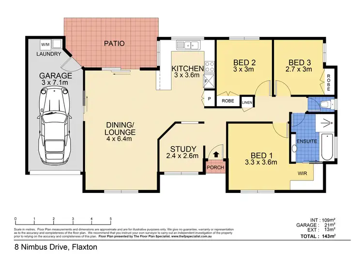 Floorplan of Homely house listing, 8 Nimbus Drive, Flaxton QLD 4560