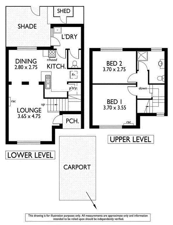 Floorplan of Homely townhouse listing, 12/4 Barwell Avenue, Kurralta Park SA 5037