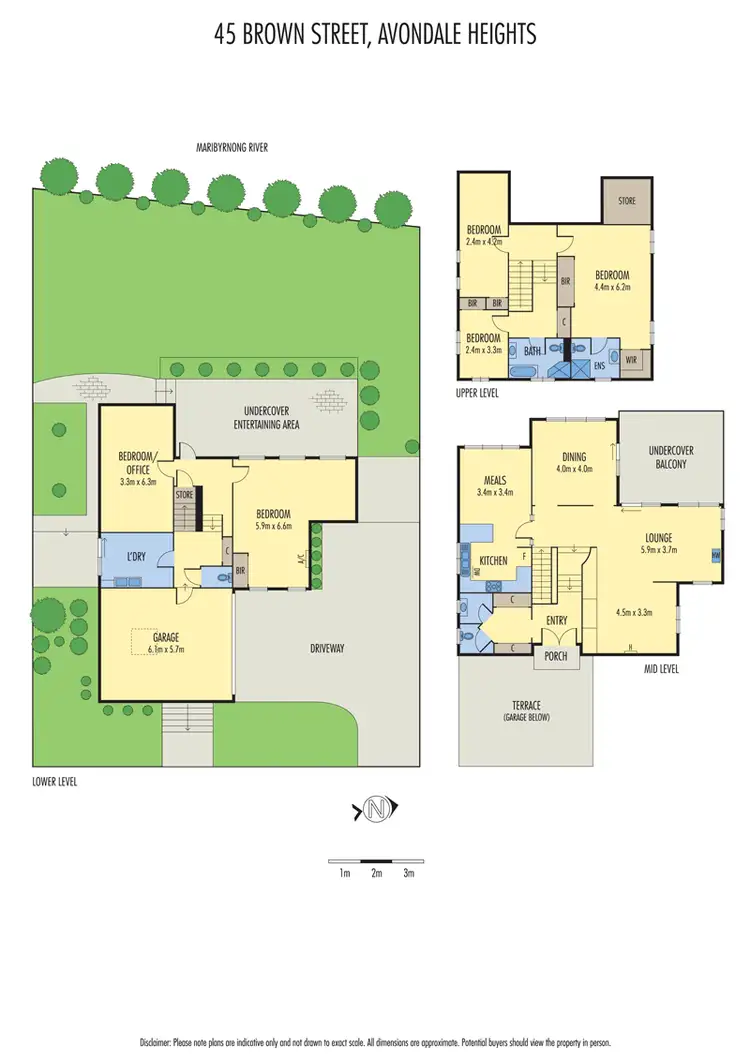 Floorplan of Homely house listing, 45 Brown Street, Avondale Heights VIC 3034